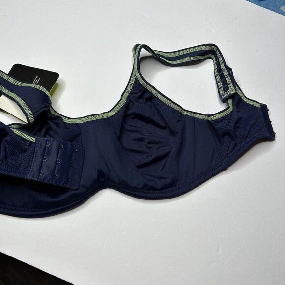 New Wacoal Navy Blue unlined full coverage bra 32C 855170 New with tags - Picture 5 of 7